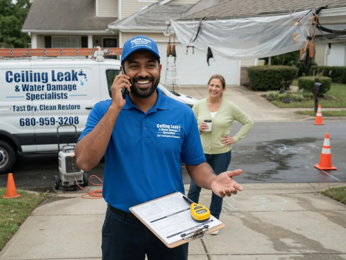 Ceiling Leak Cleanup Narrows, VA FAQs